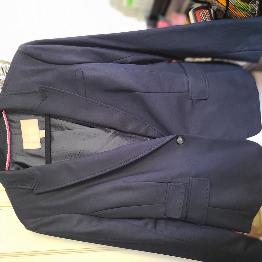 Banana Republic Blue Tailored Blazer Professional Suit Jacket
